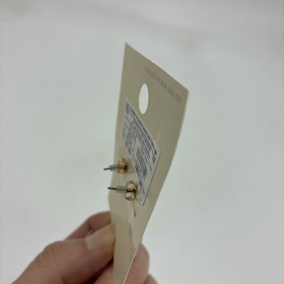 A New Day Womens Drop Earrings Gold Pink Teardrop Crystal Nickel Free Stud - Picture 3 of 4